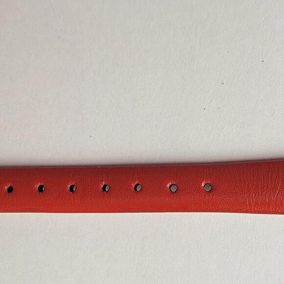 Vintage Watches Heart Crystal Watch by Hugo Red Strap Quartz Valentine Style - Picture 4 of 10